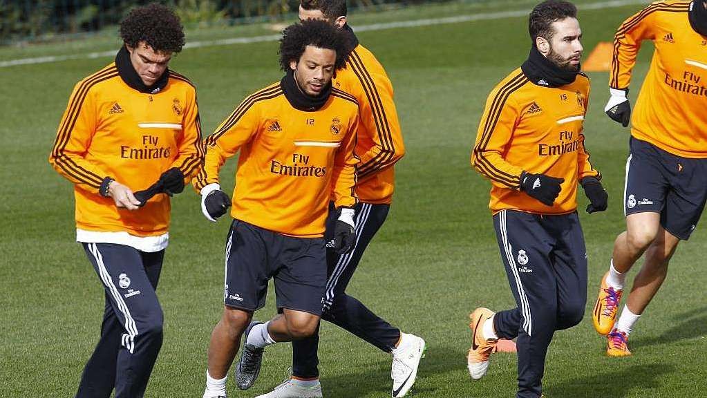 Futbal_tréning Real_Pepe_Marcelo